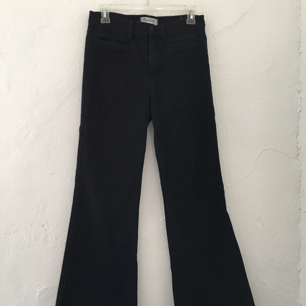 Madewell Black Flea Market Flare Jeans